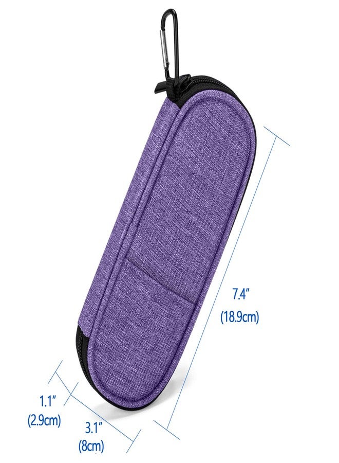 Yarwo Insulin Cooler Travel Case with 2 x TSA Approved Ice Packs, Diabetic Supplies Organizer Insulated Cooling Bag for Insulin Pens, Syringes and Diabetes Testing Kit, Lightweight for Trip, Purple - Image 5